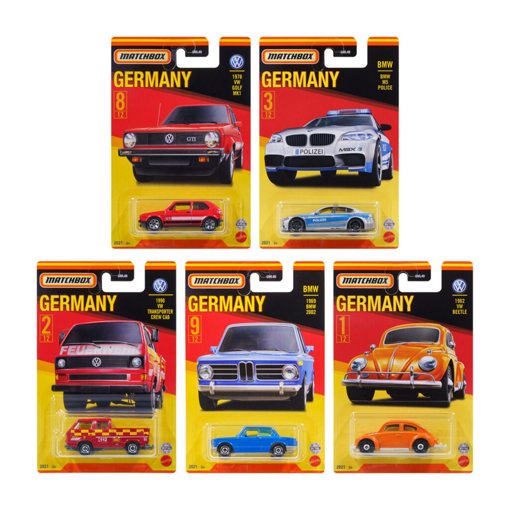 Mattel Matchbox Best Of Germany Die Cast Assorted