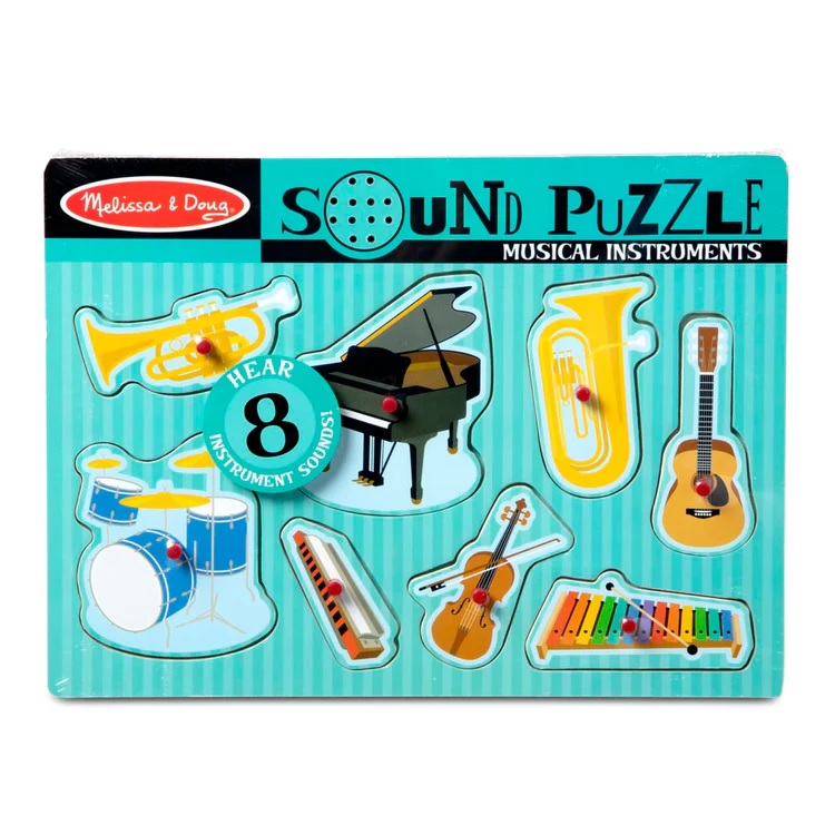 Melissa & Doug Musical Instruments Sound Puzzle 46000732