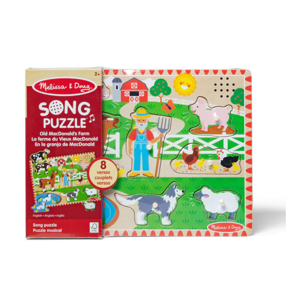 Melissa & Doug Old Macdonald'S Farm Sound Puzzle - 8 Pieces 46000738