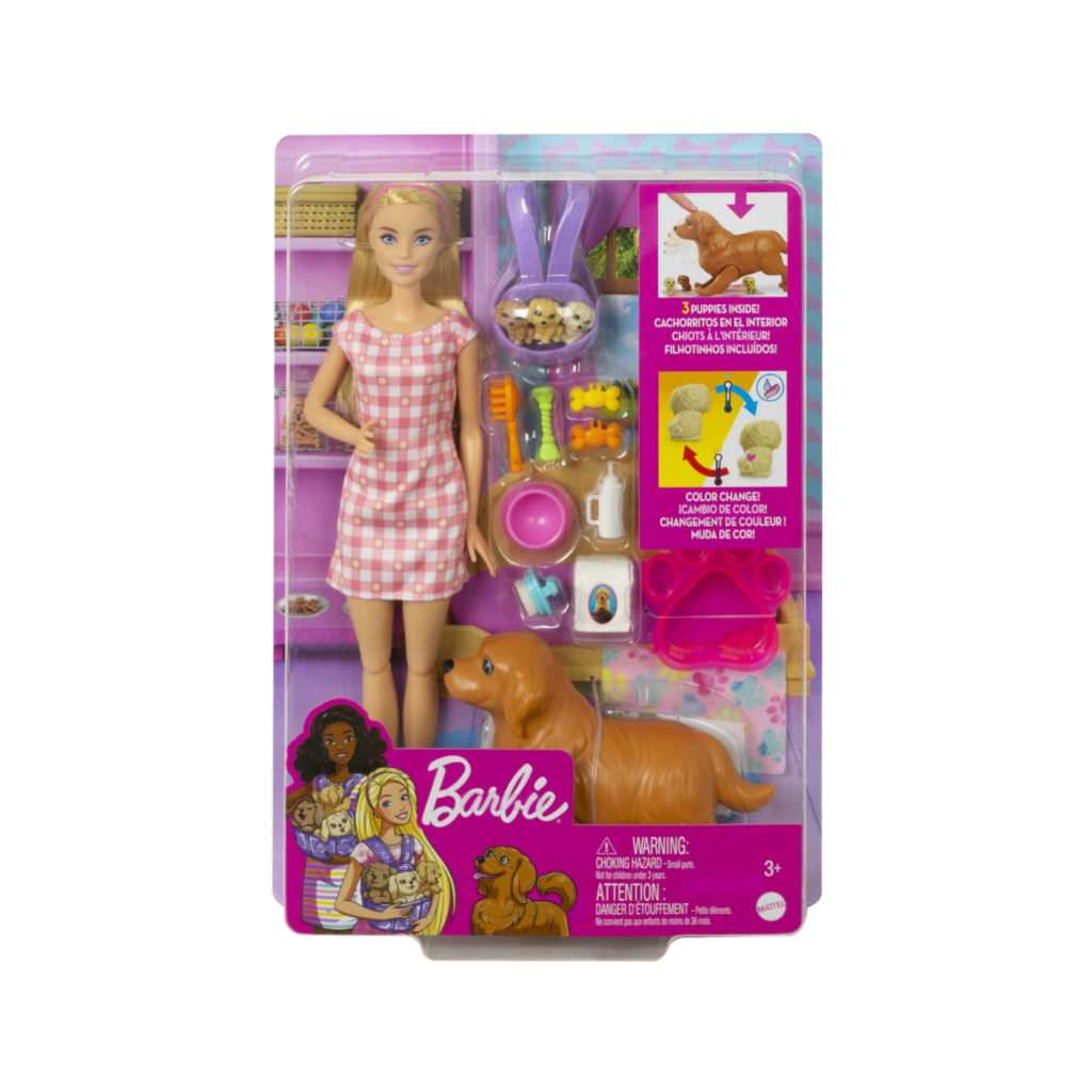Mattel Barbie Newborn Pups 2.0 - Blonde