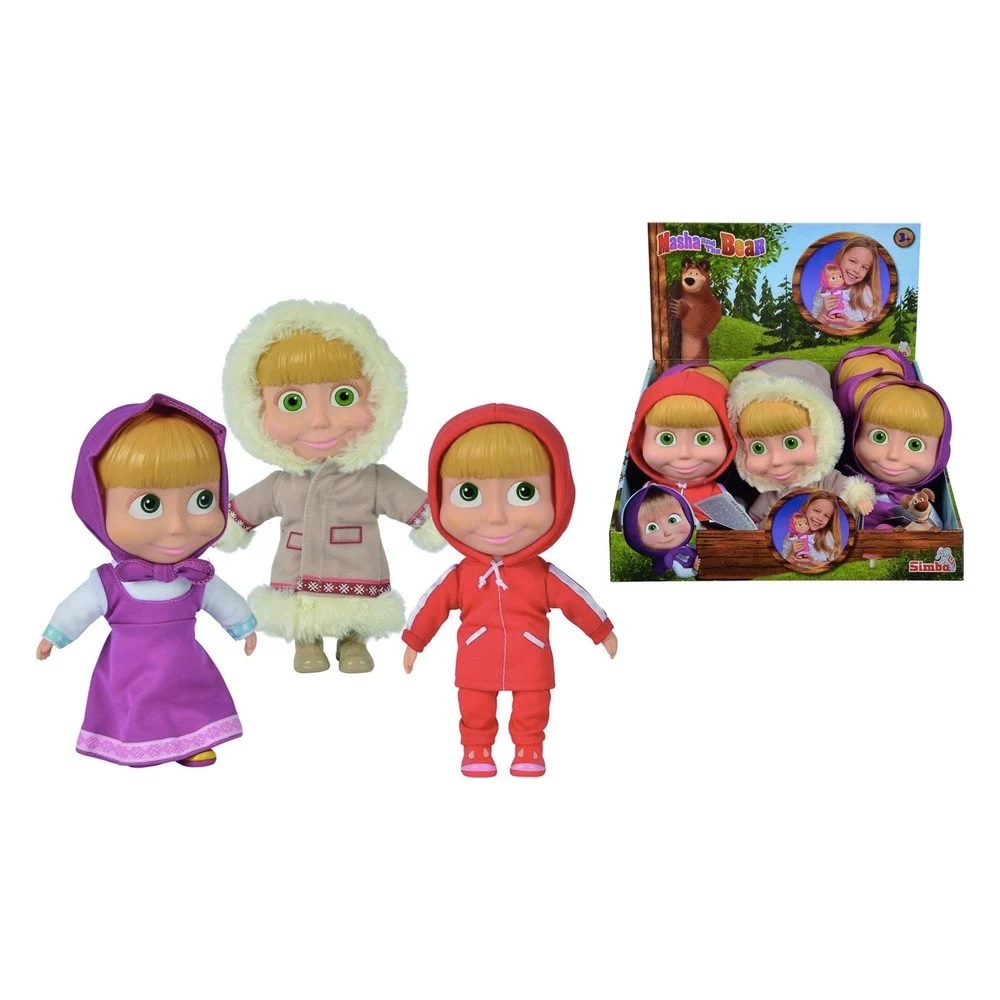 Simba Masha Soft Bodied Doll, 23Cm 109301029