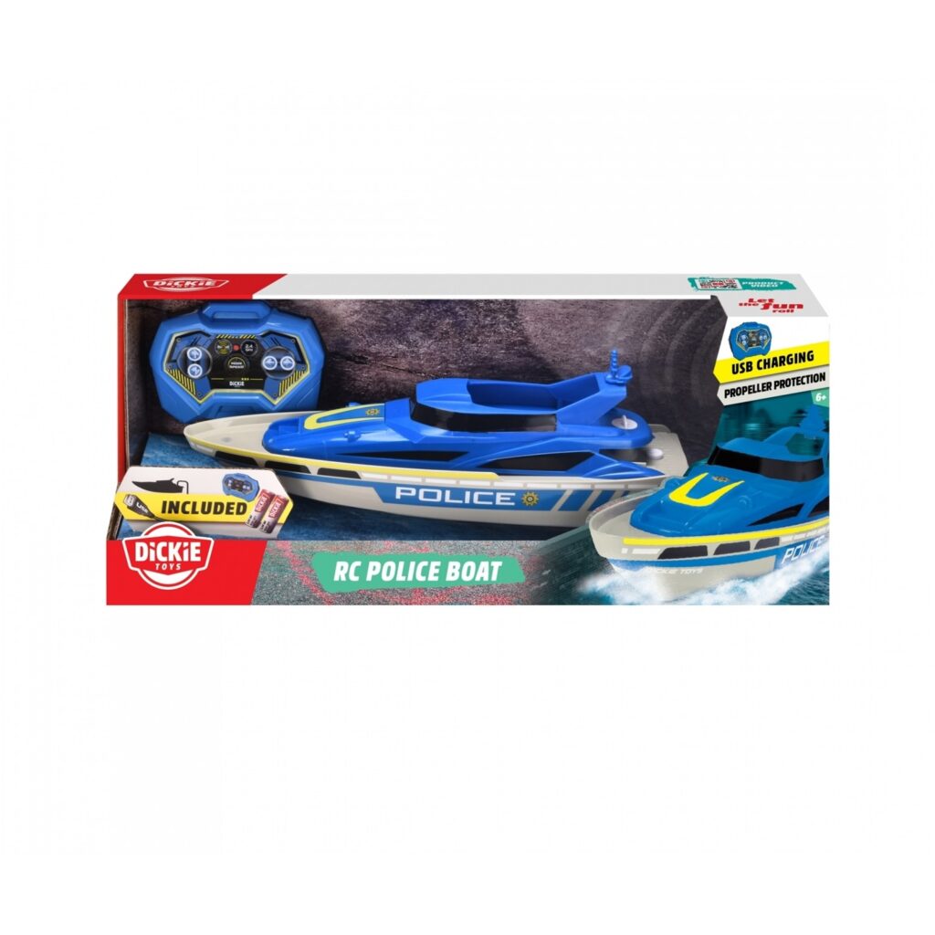 Dickie Rc Police Boat  201107003