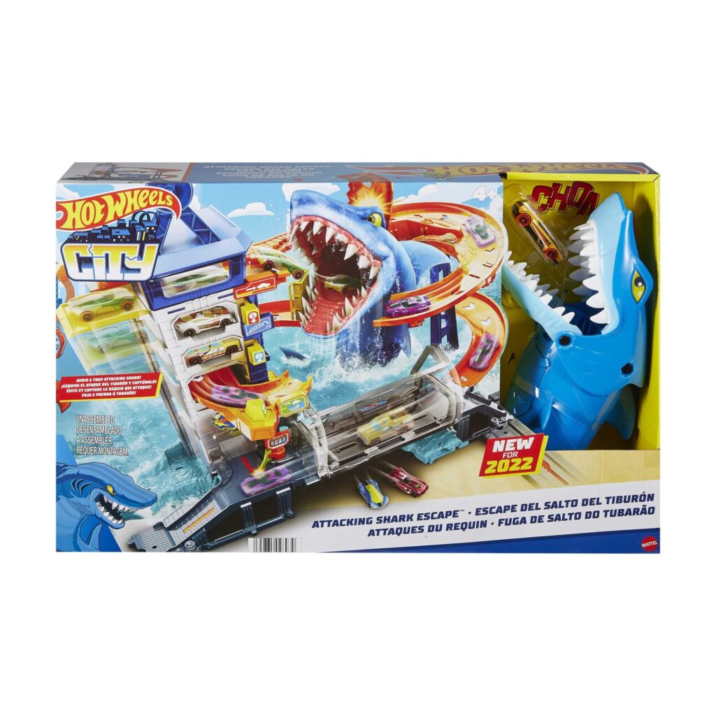 Mattel Hot Wheels City Shark Strike Rescue