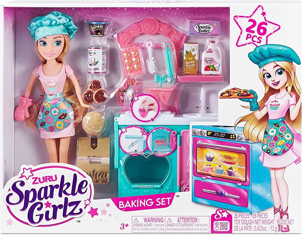 Zuru Sparkle Girlz Dolls Playset Dolls Lifestyle 10.5" Doll Bake Off