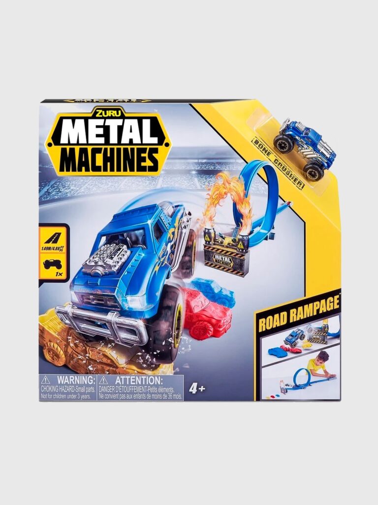 Zuru Metal Machines-Playset-Series 1 Roadrampage,Bulk,12Pcs,Noinner,Std Color