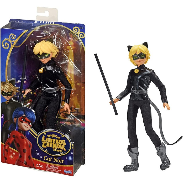 Miraculous Ladybug Cat Noir Movie 10.5Inch Cat Noir Fashion Doll