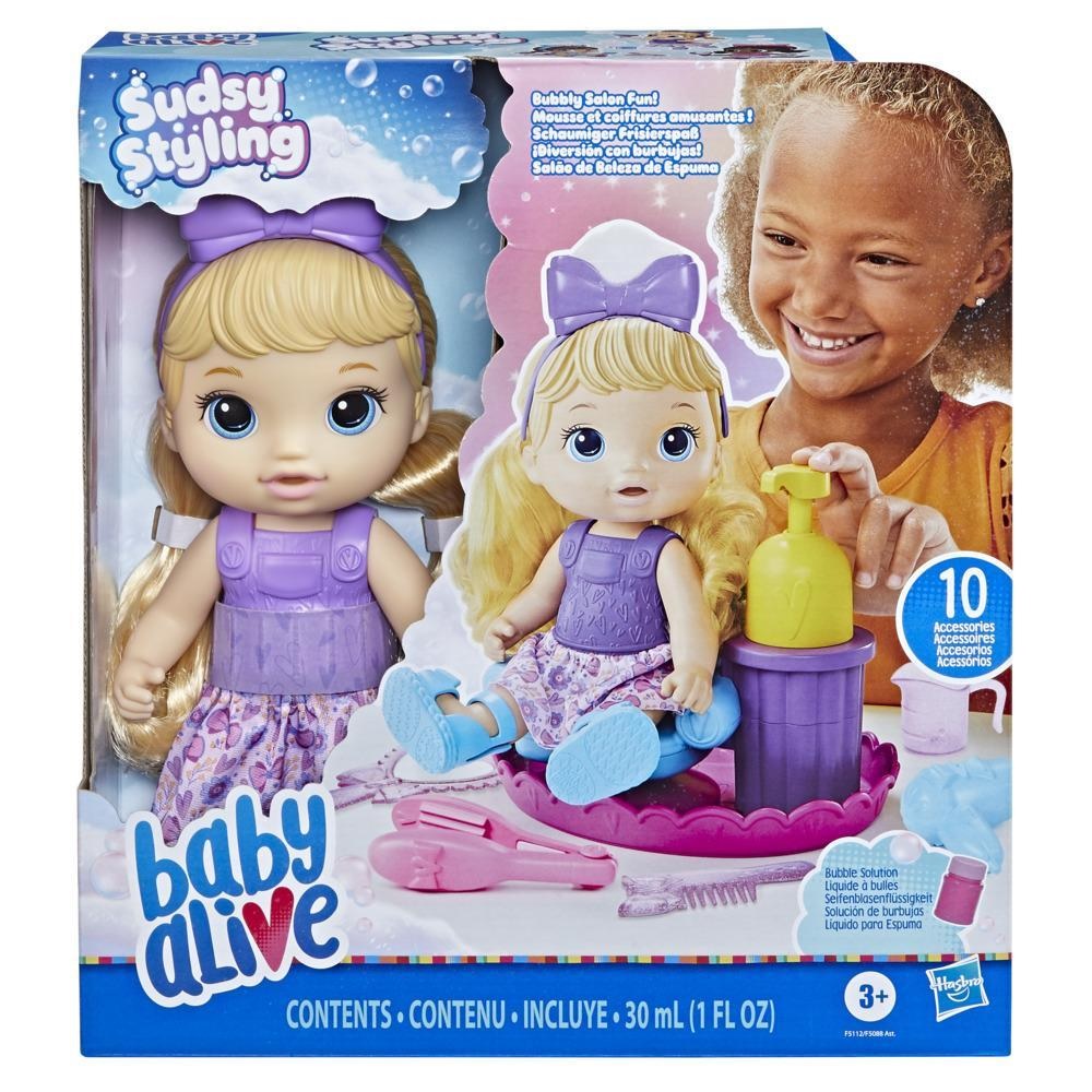 Hasbro Baby Alive Sudsy Styling Bldh Baby  F5112