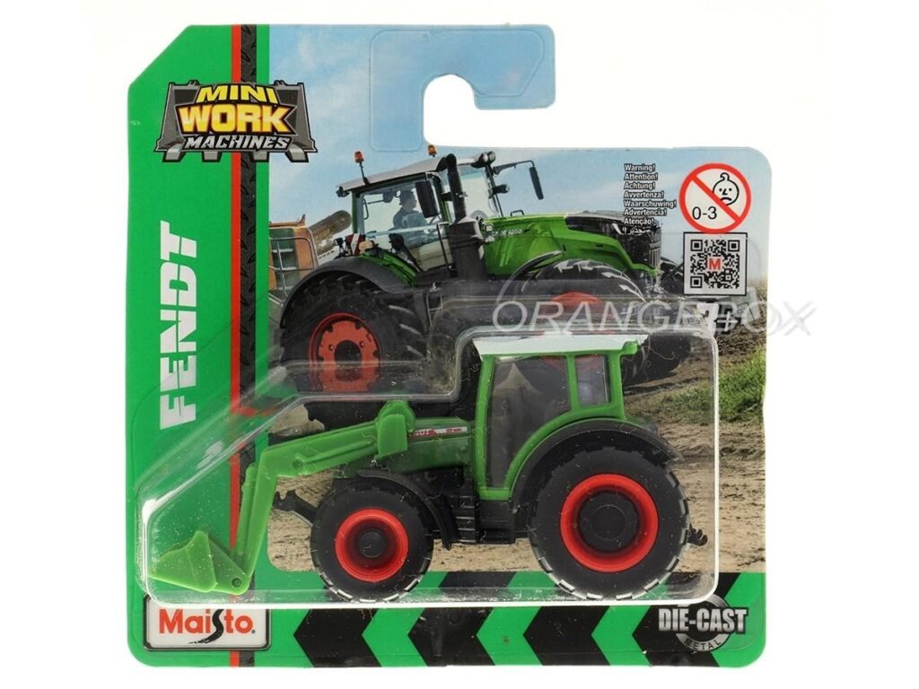 Maisto Mini Work Machines Tractor W/Front Loader 15591