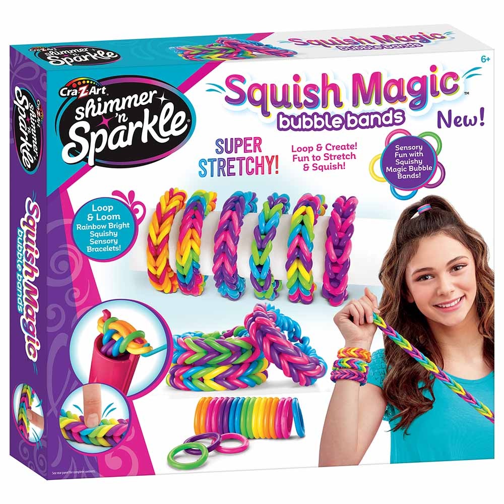 Cra-Z-Art Shimmer N' Sparkle Squish Magic Bubble Bands