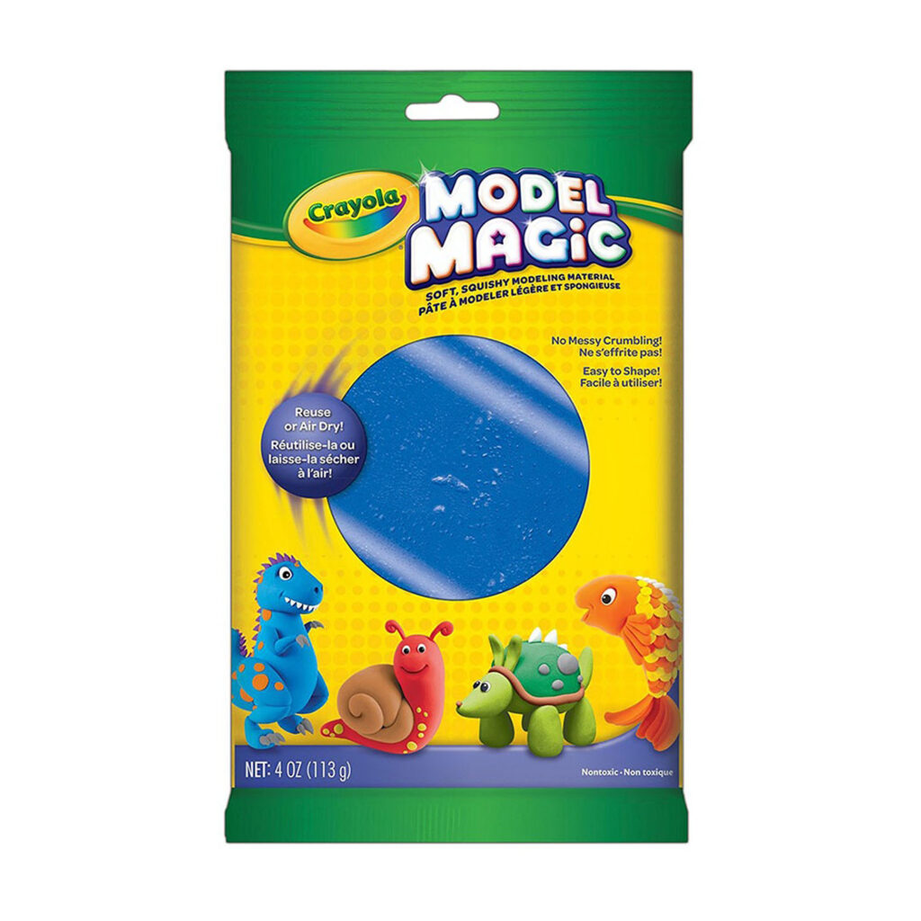 Crayola Model Magic, 4-Oz. Pouch - Blue 1, 2