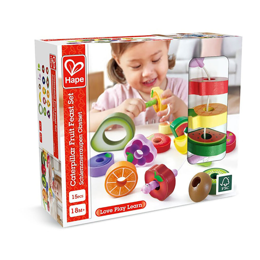 Hape Caterpillar Fruit Feast Set