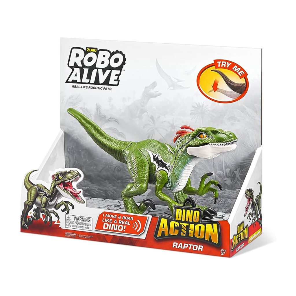 Zuru Robo Alive Dino Action S1, Raptor, Bulk