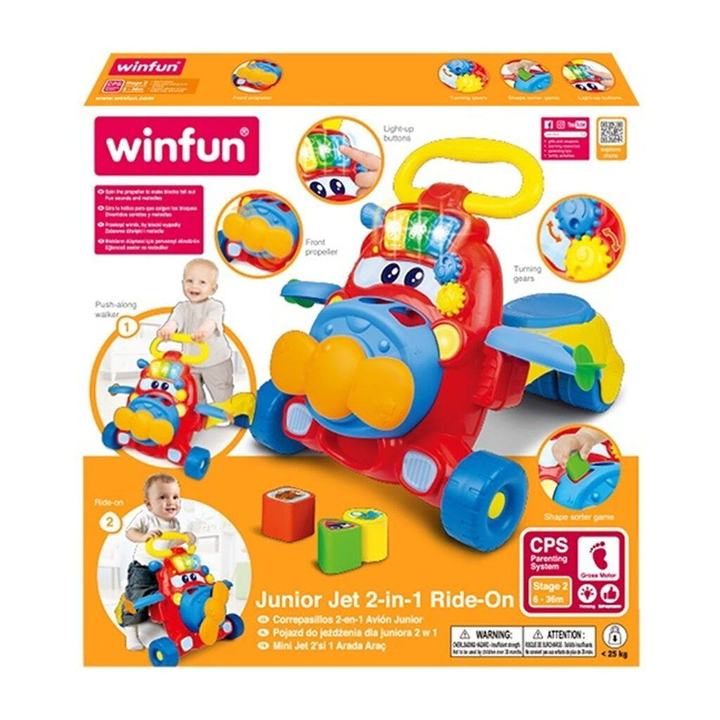 Winfun Junior Jet 2-In-1 Ride-On