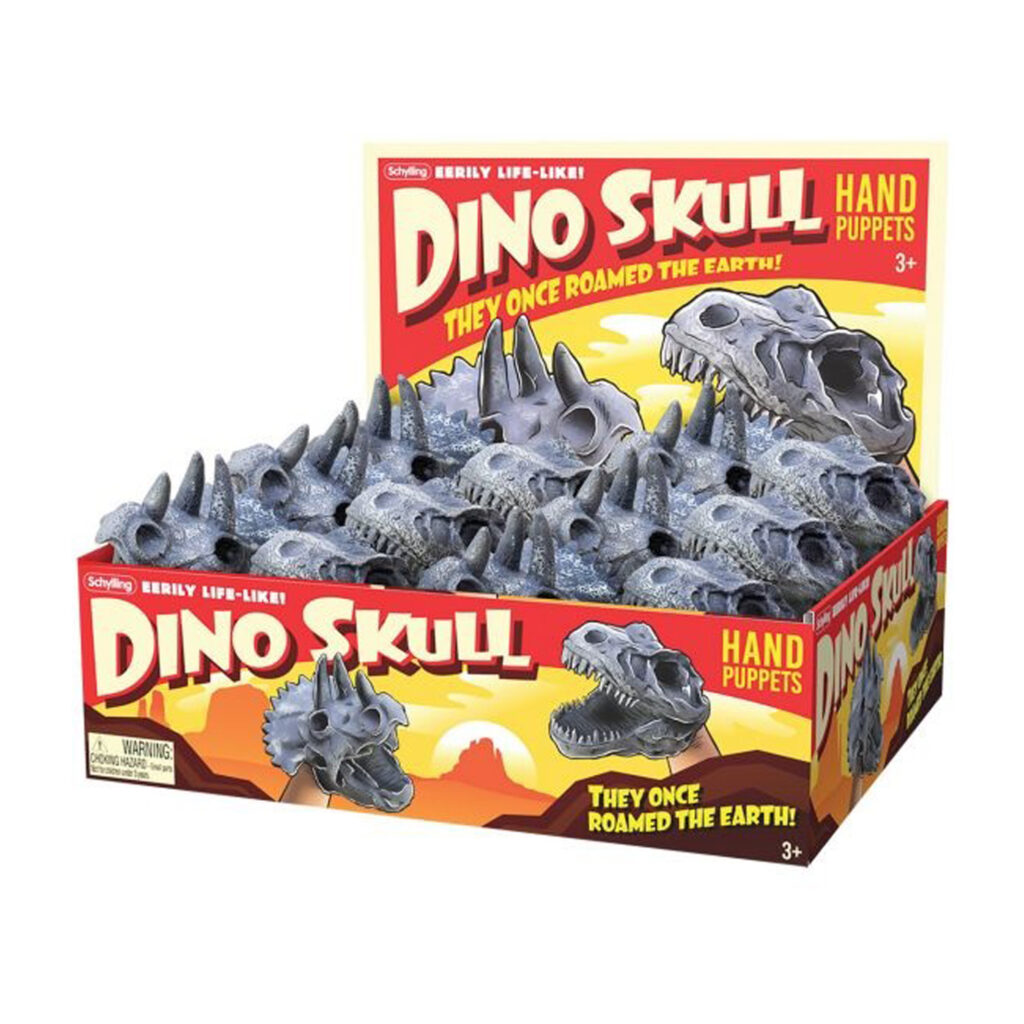 Schylling Dino Skull Hand Puppet