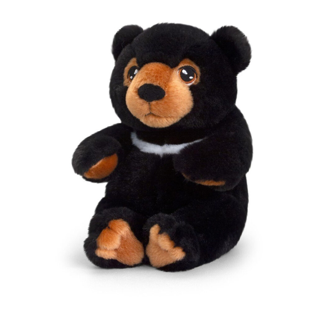 Keel Toys 18Cm Keeleco Black Bear Se1454