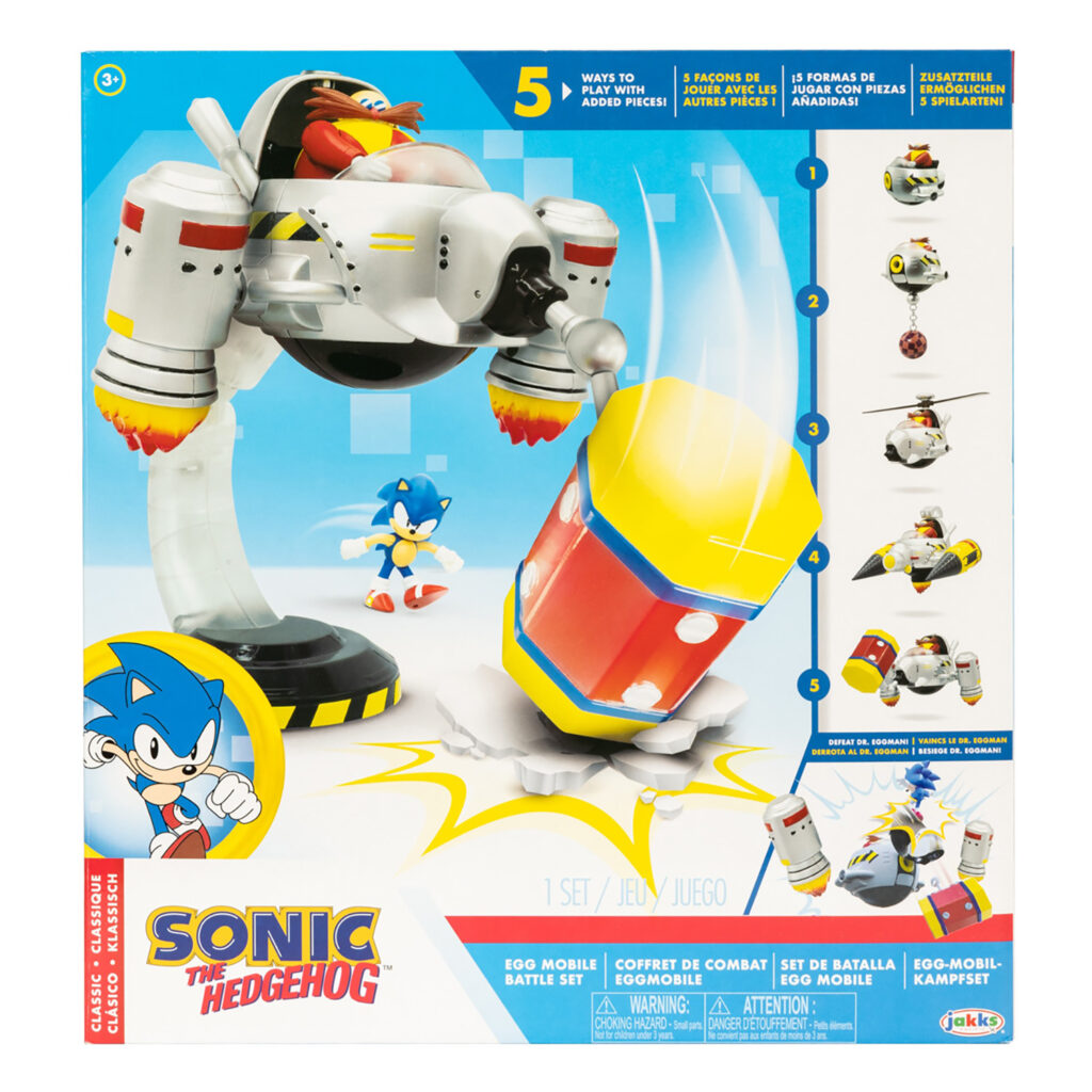 Jakks Pacific Sonic The Hedgehog Sonic Egg Mobile Battle Set 41444