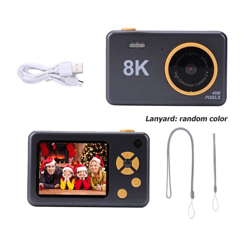 Mycam Children'S 8K Digital Camera - Black