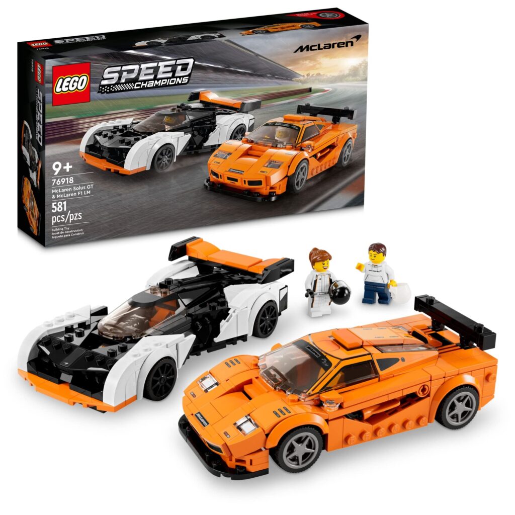 Lego 76918 Mclaren Solus Gt & Mclaren F1 Lm