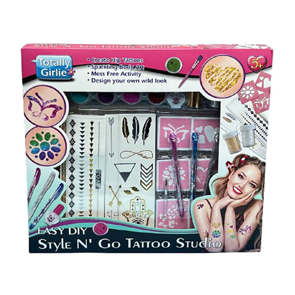Totally Girlie Easy Diy Style N Go Tattoo Studio