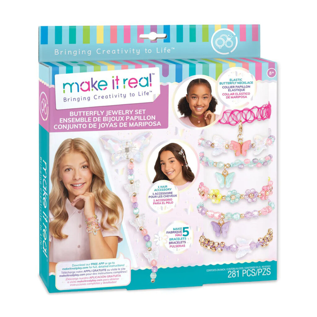 Zuru Make It Real Butterfly Jewelry Set