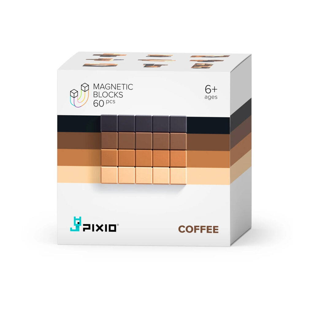 Pixio Abstract Coffee 60Pcs Magnetic Blocks