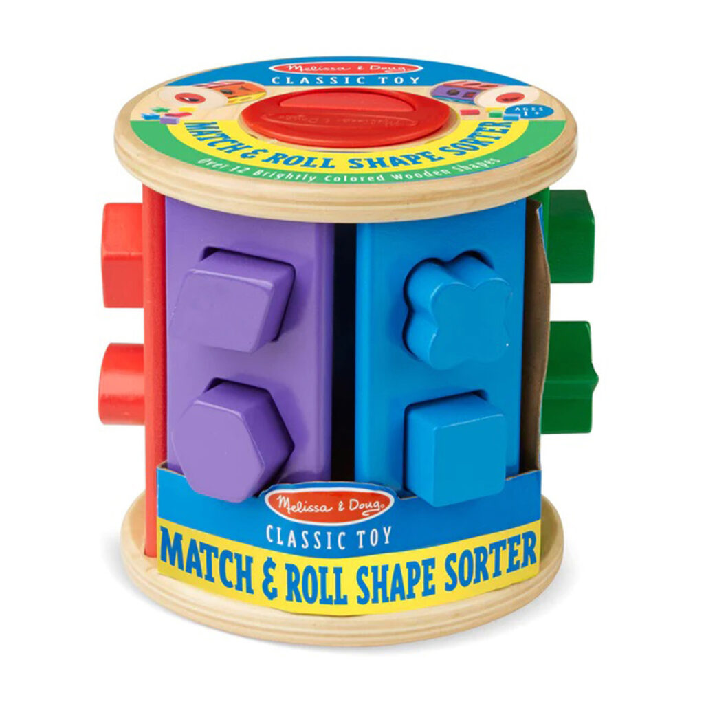 Melissa & Doug Match & Roll Shape Sorter