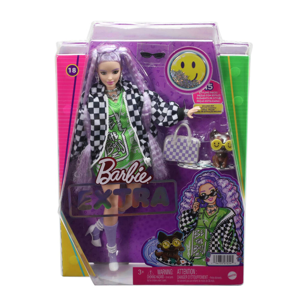 Mattel Barbie Extra Doll - Racecar Jacket