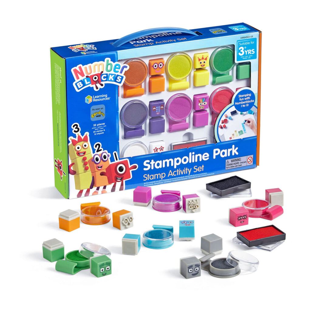 Learning Resources Numberblocks Stampoline Park Stamp Activity Set