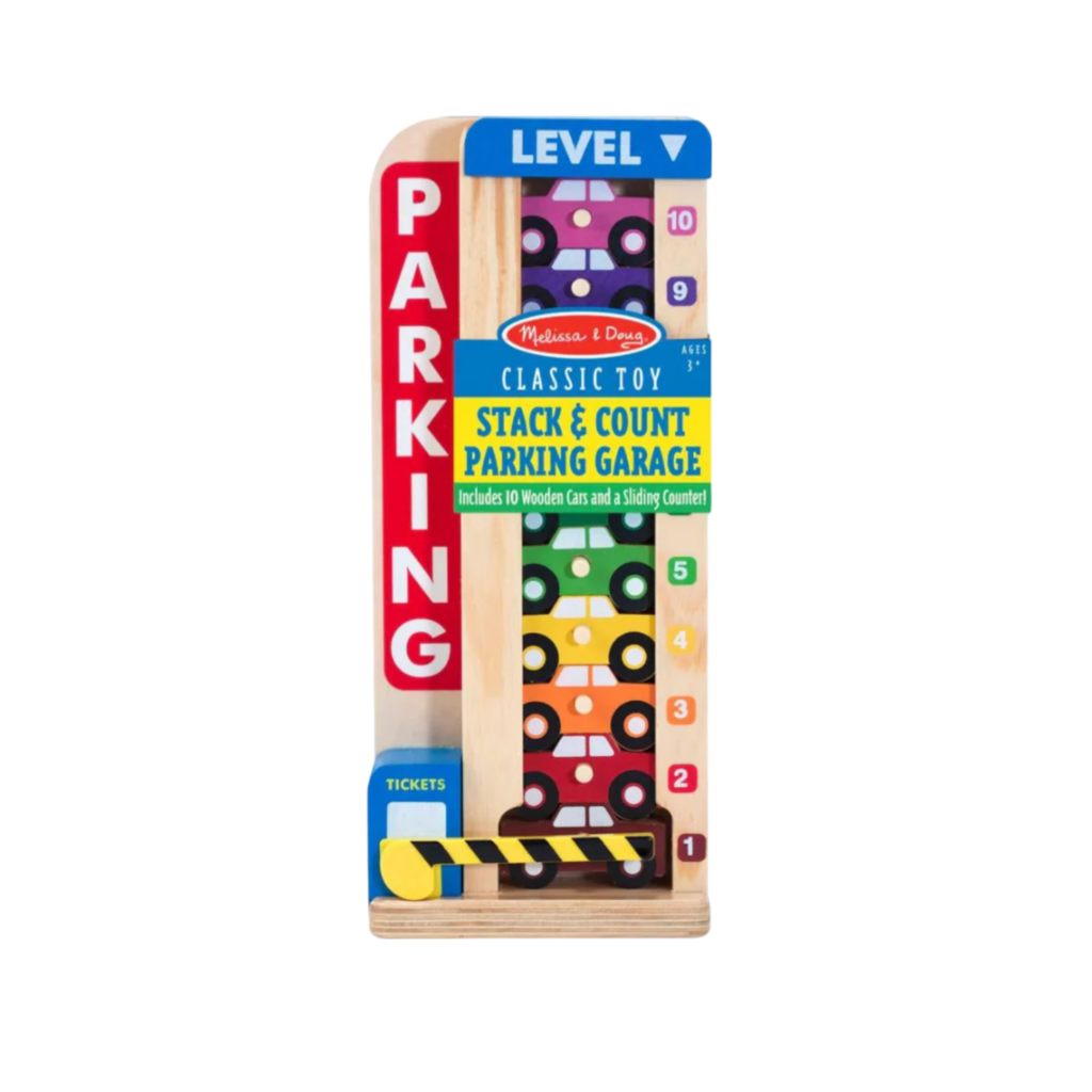 Melissa & Doug Stack & Count Parking Garage 46005182