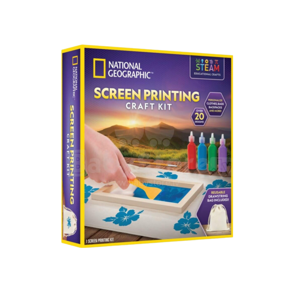 National Geographic Screen Printing Craft Kit