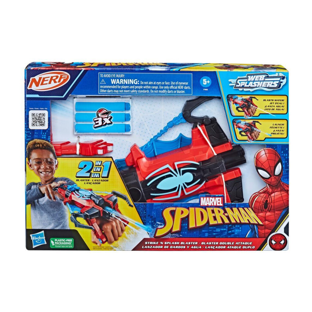 Hasbro Spiderman Strike N Splash Blaster F7852
