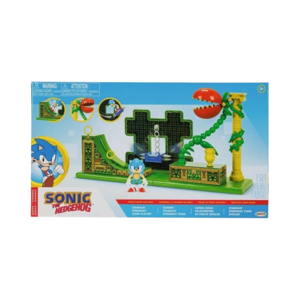 Jakks Pacific Sonic The Hedgehog 2.5" Stardust Speedway Zone Playset 41887