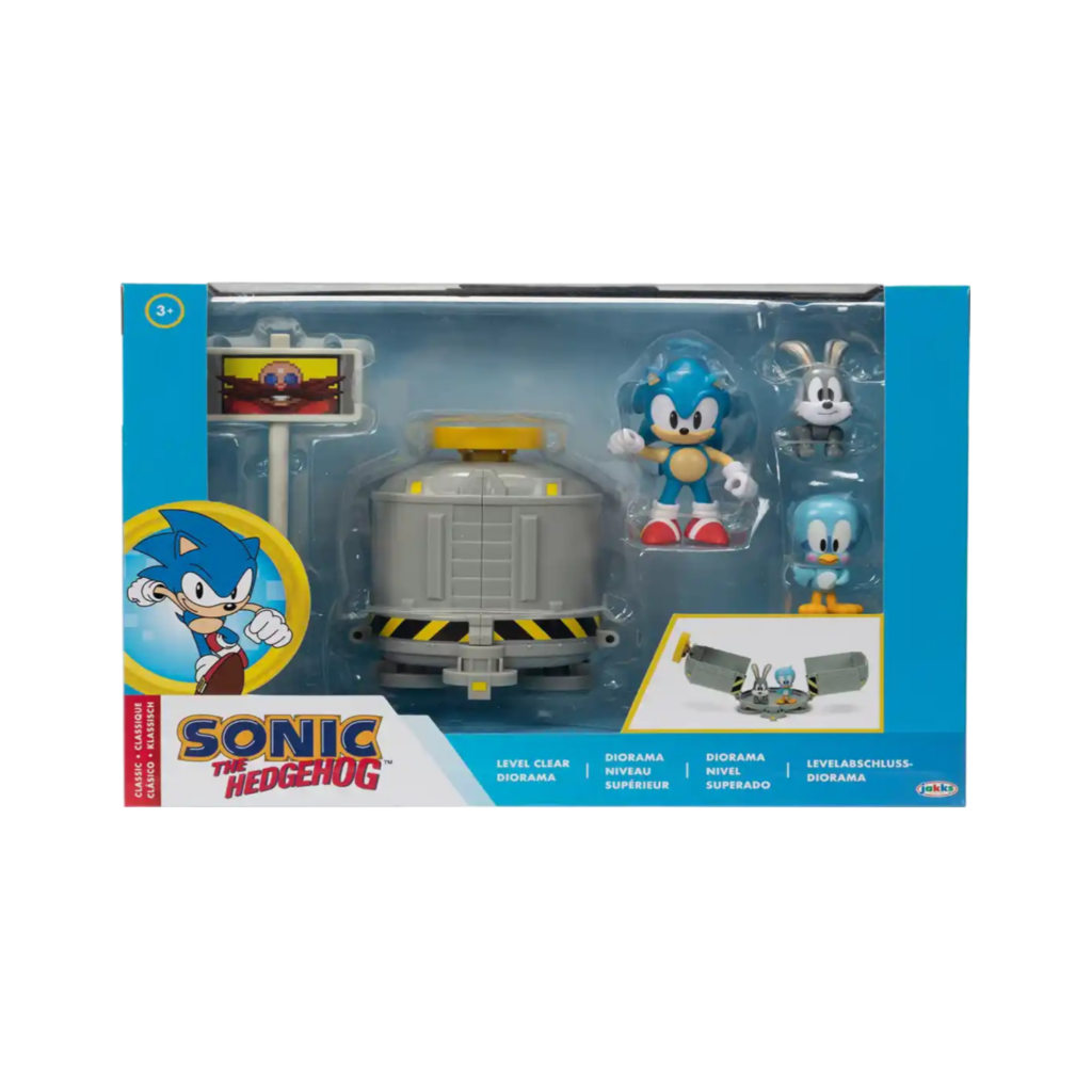 Jakks Pacific Sonic The Hedgehog 2.5" Level Clear Diorama Set 41886