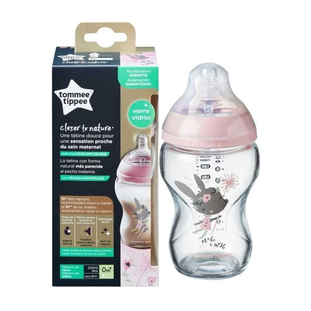 Tommee Tippee Closer To Nature Glass -250Ml, Girl