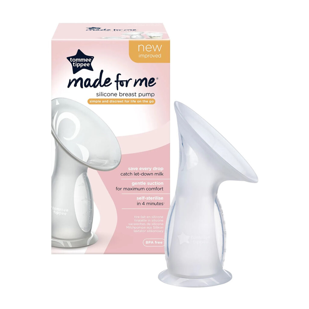 Tommee Tippee Silicone Manual Breast Pump And Let Down Catcher To Express,