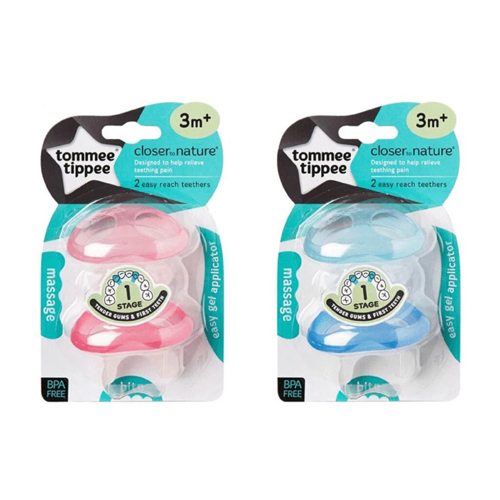 Tommee Tippee Closer To Nature Teether Stage 1, (3 Months +)