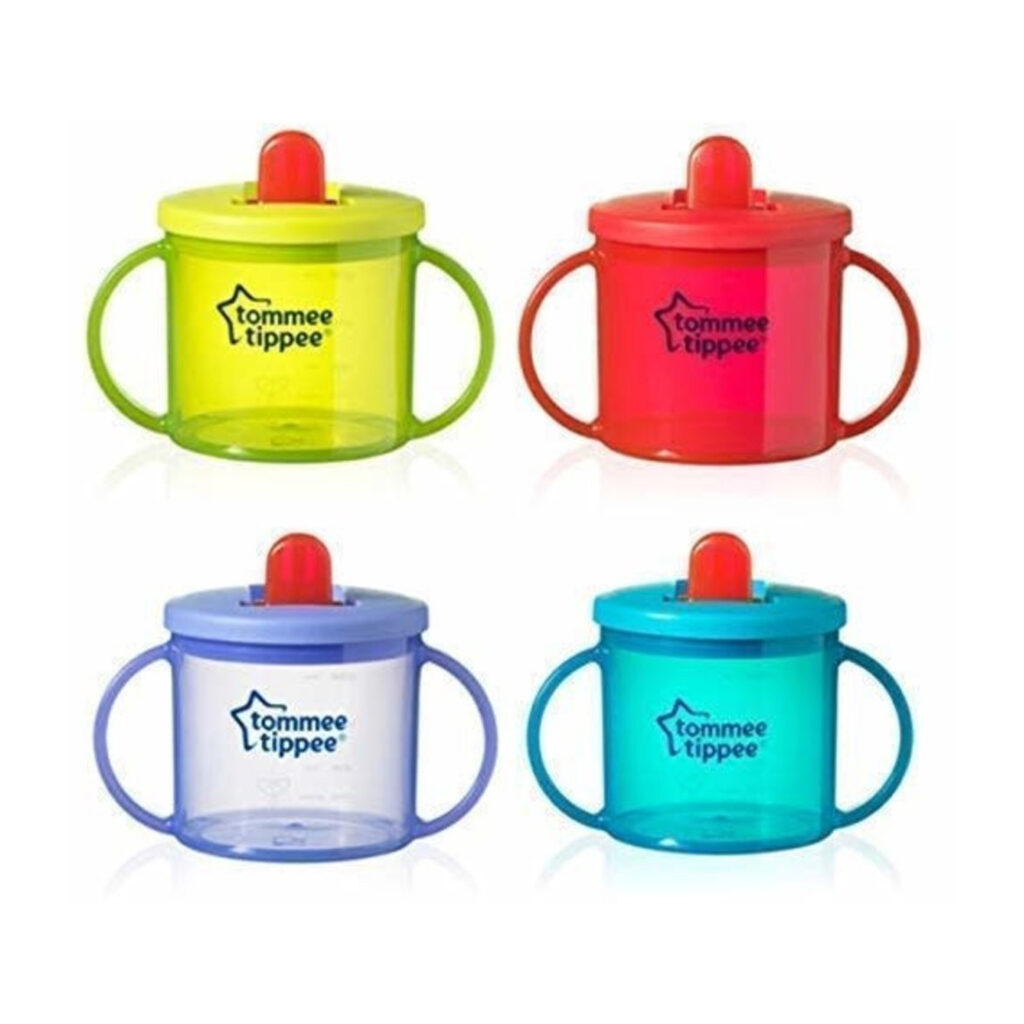 Tommee Tippee Essentials First Cup -Blue/Green/Orange/Purple