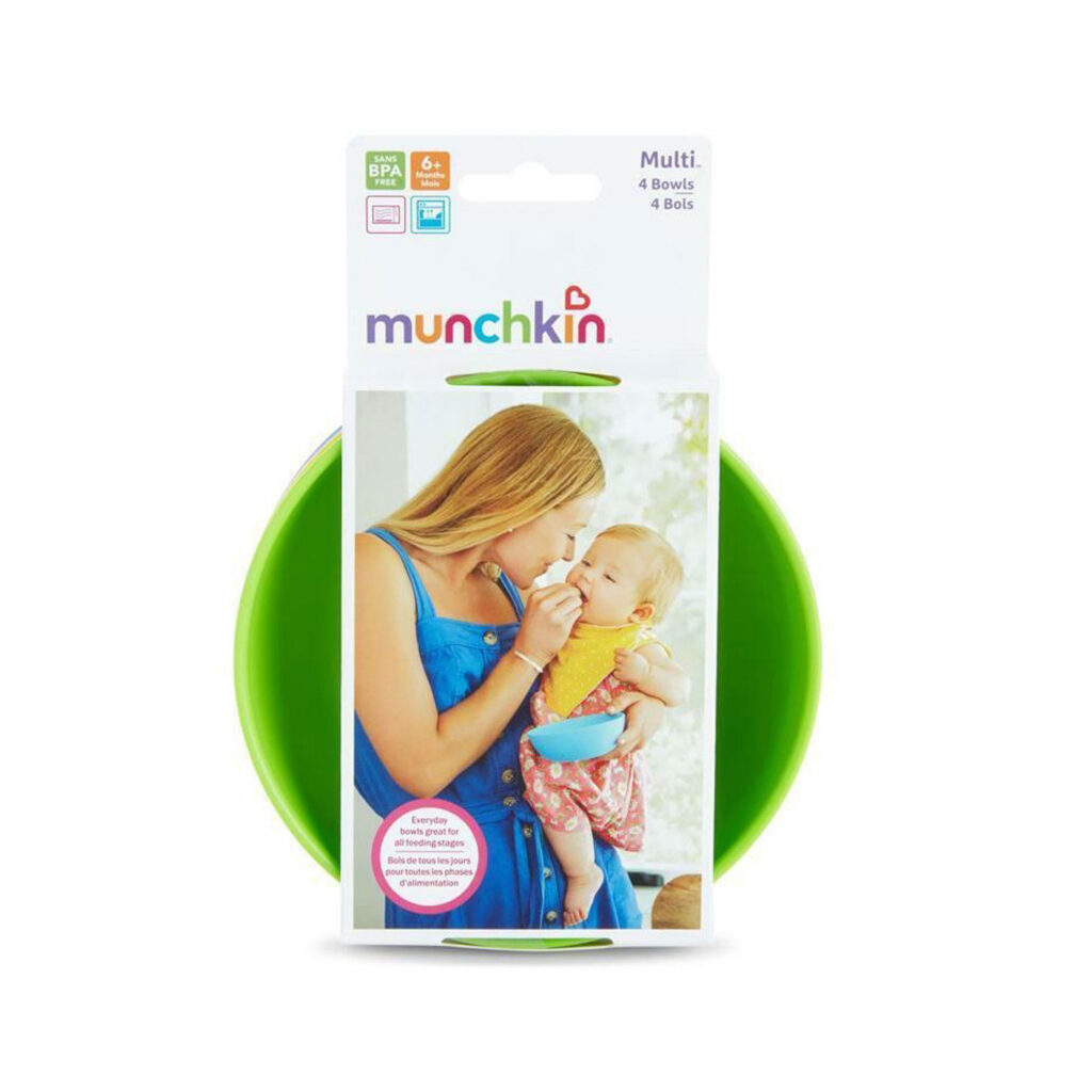 Munchkin 4Pk Multi Bowls (Eu)