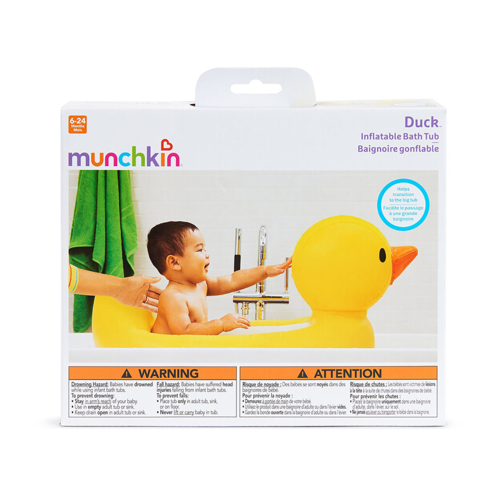 Munchkin Duck Wh Inflatable Tub (Eu)