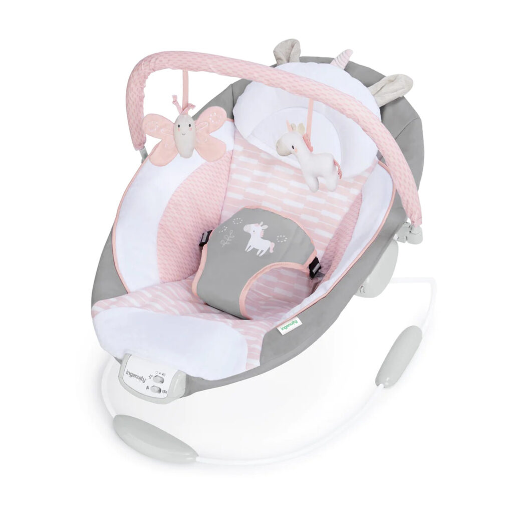 Bright Starts Soothing Bouncer - Flora The Unicorn