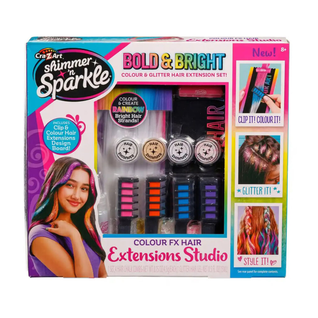 Cra-Z-Art Shimmer N' Sparkle Color Fx Hair Extension Studio