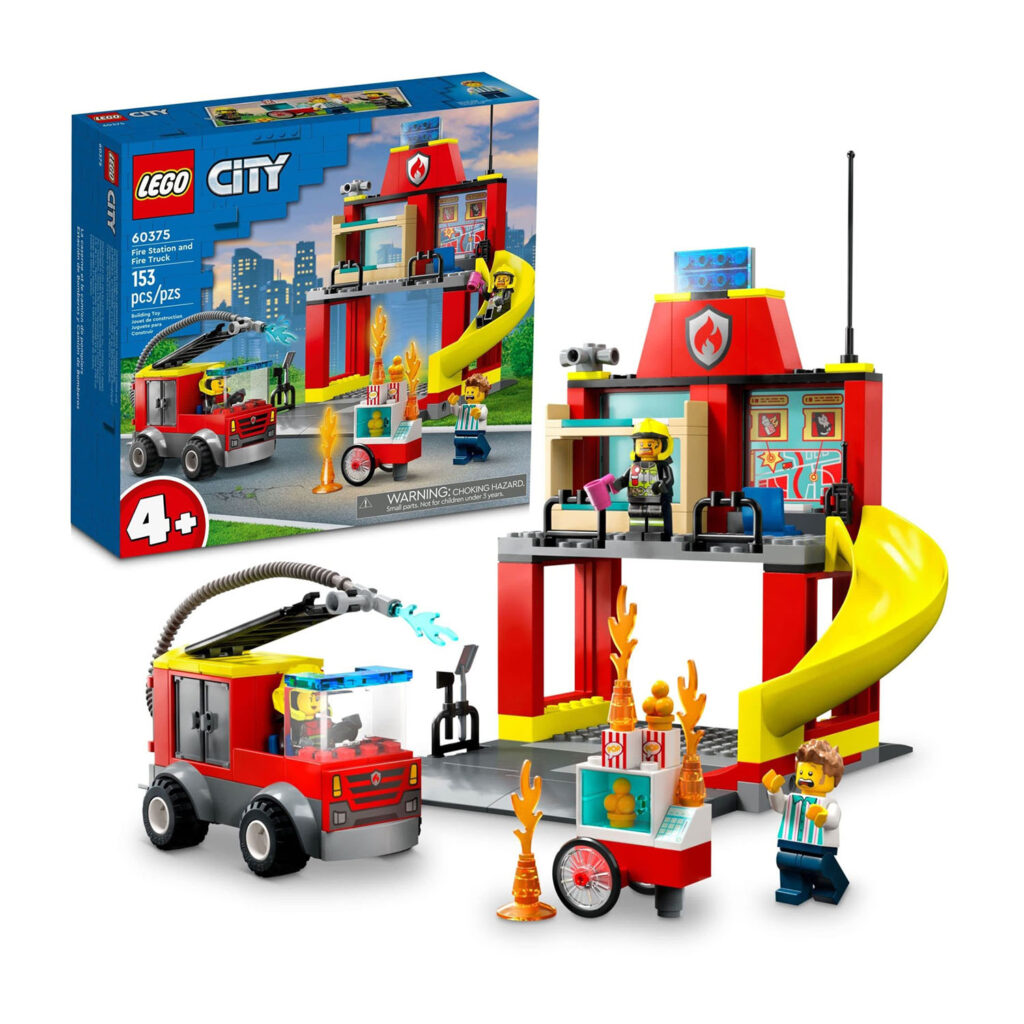 Lego City 60375 Fire Station And Fire Truck