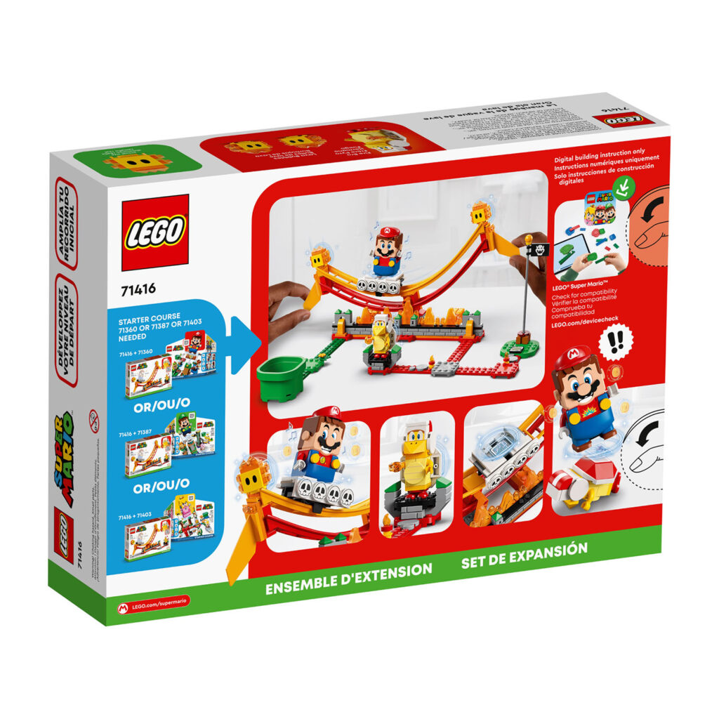 Lego Super Mario 71416 Lava Wave Ride Expansion Set