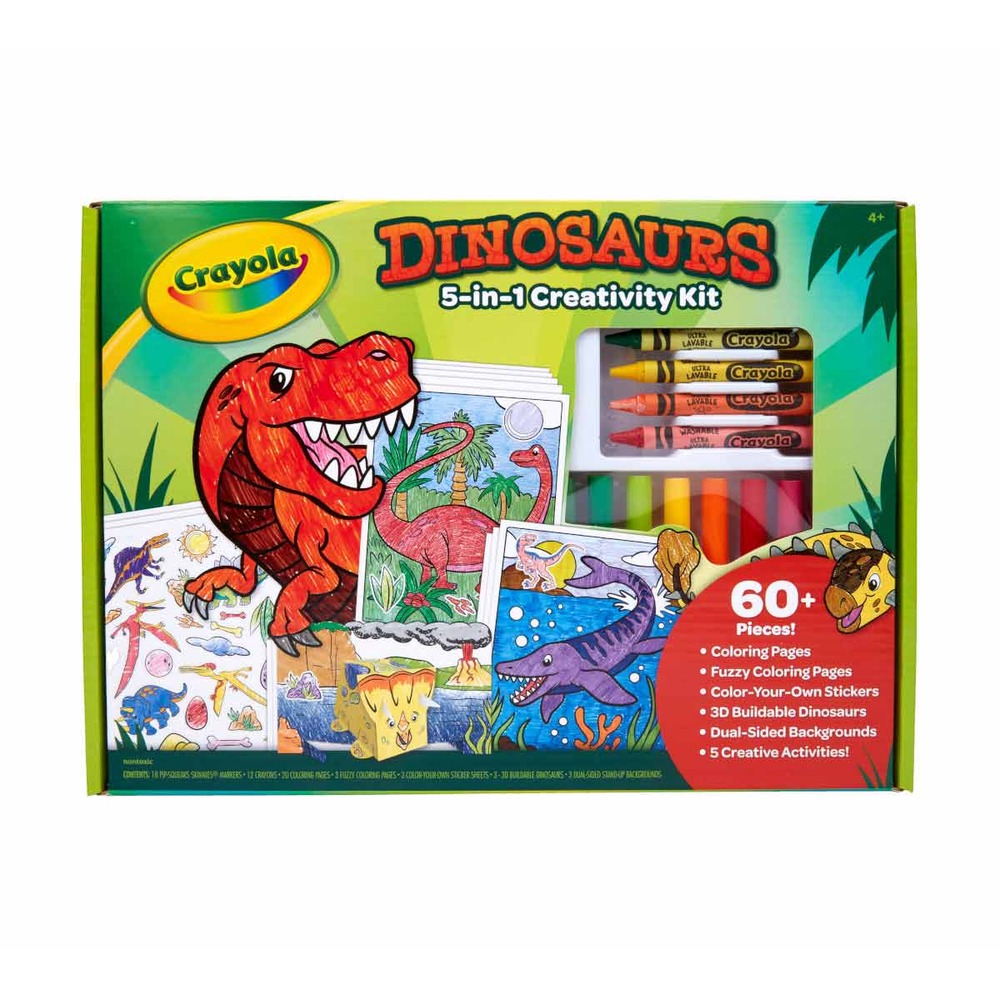 Crayola Dinosaurs 5-In-1 Creativity Kit