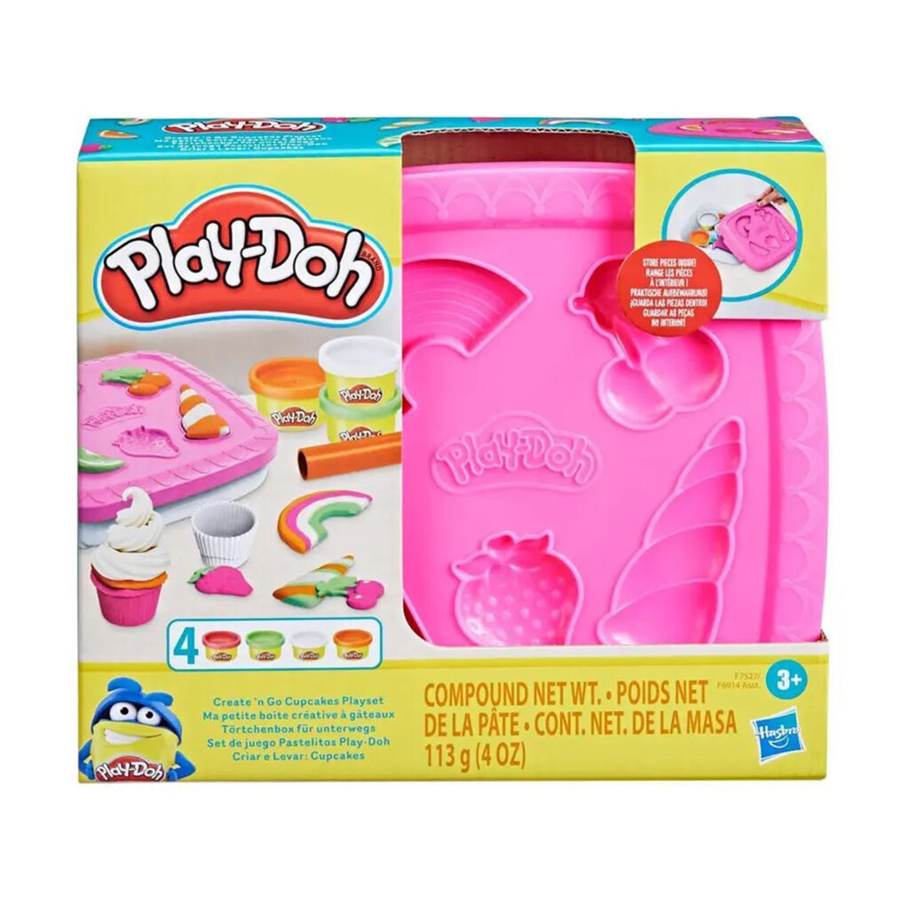Hasbro Play-Doh Create N Go Cupcakes Playset F7527