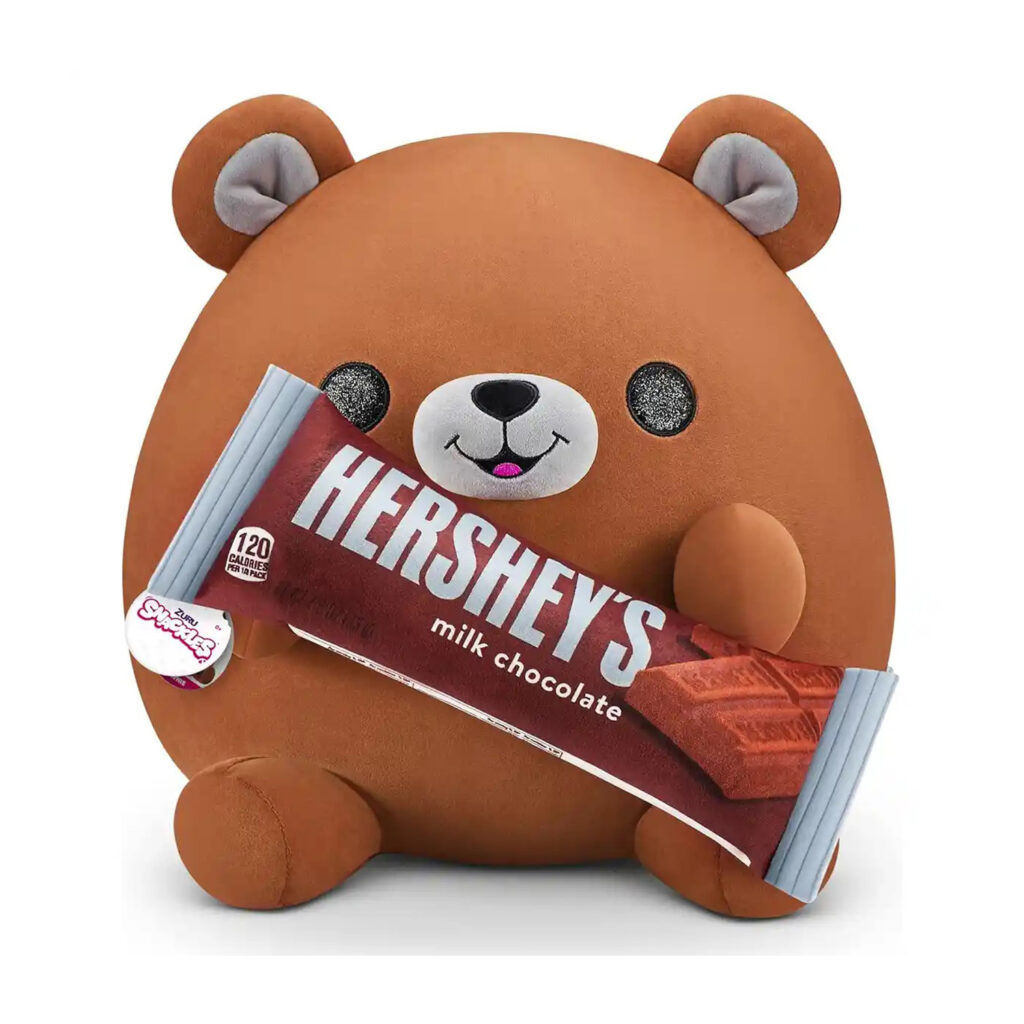 Zuru Snackles Medium - Bear Holding  Plush Hershey'S Milk Chocolate