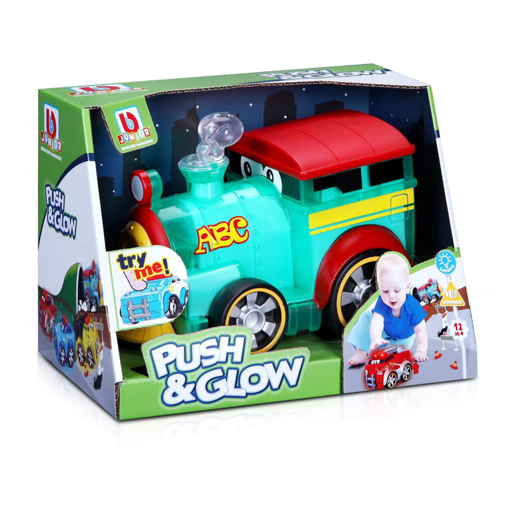 Bburago Push & Glow Train