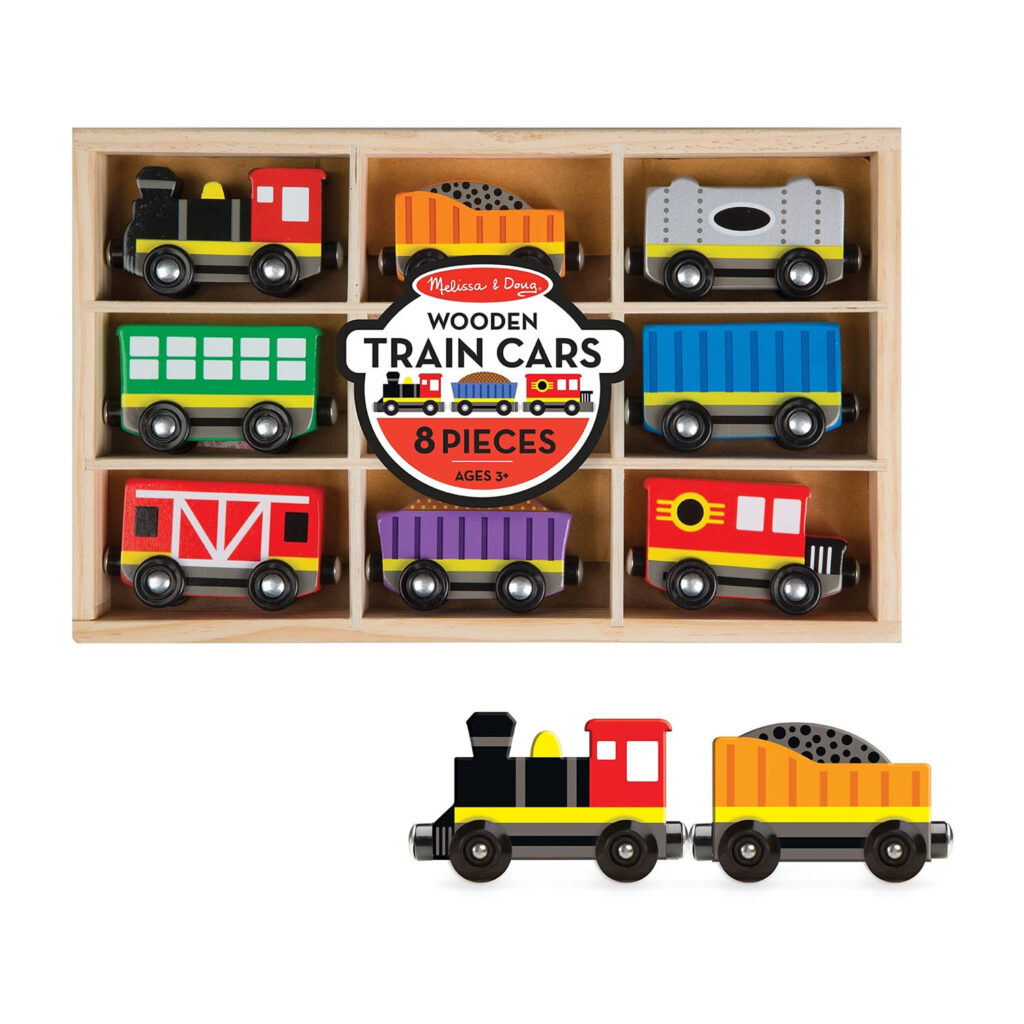 Melissa & Doug Md Wooden Train Cars 46005186