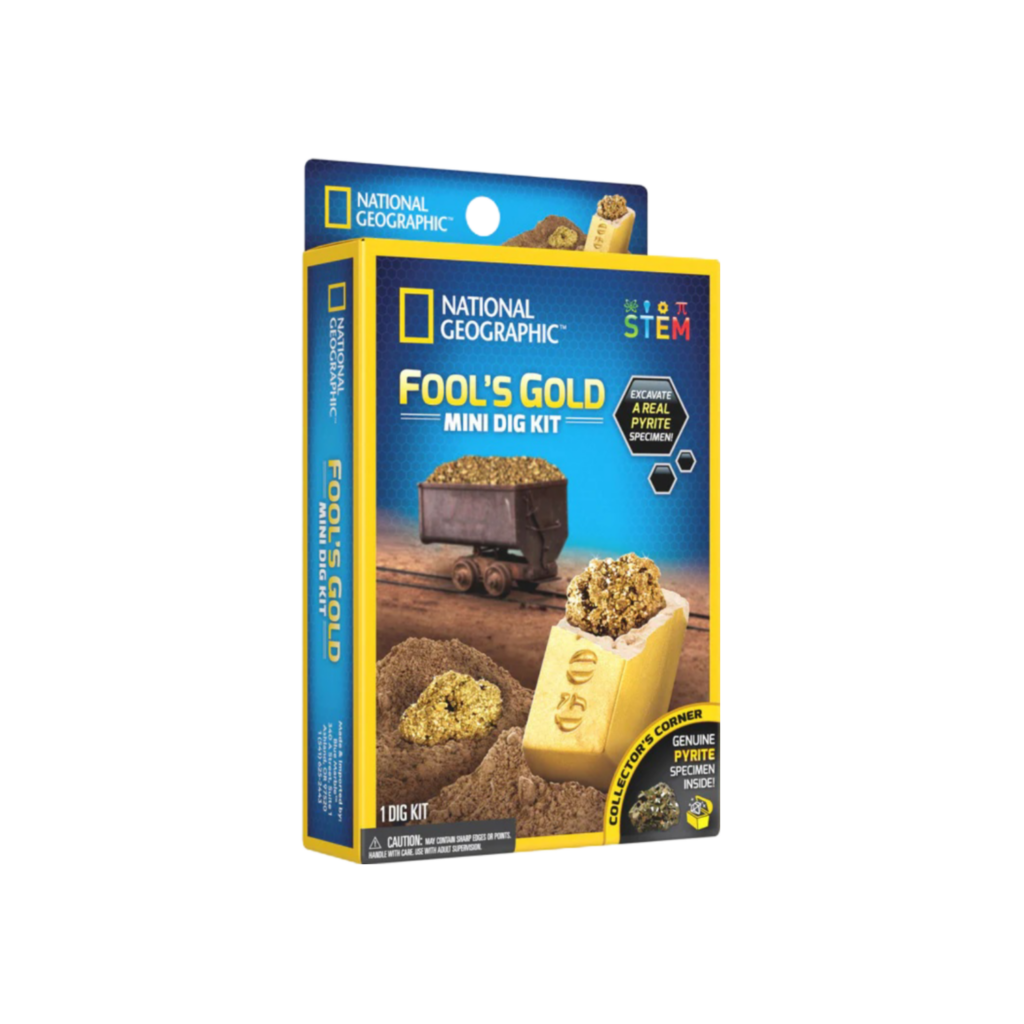 National Geographic Ng Carded Fools Gold Mini Dig Kit