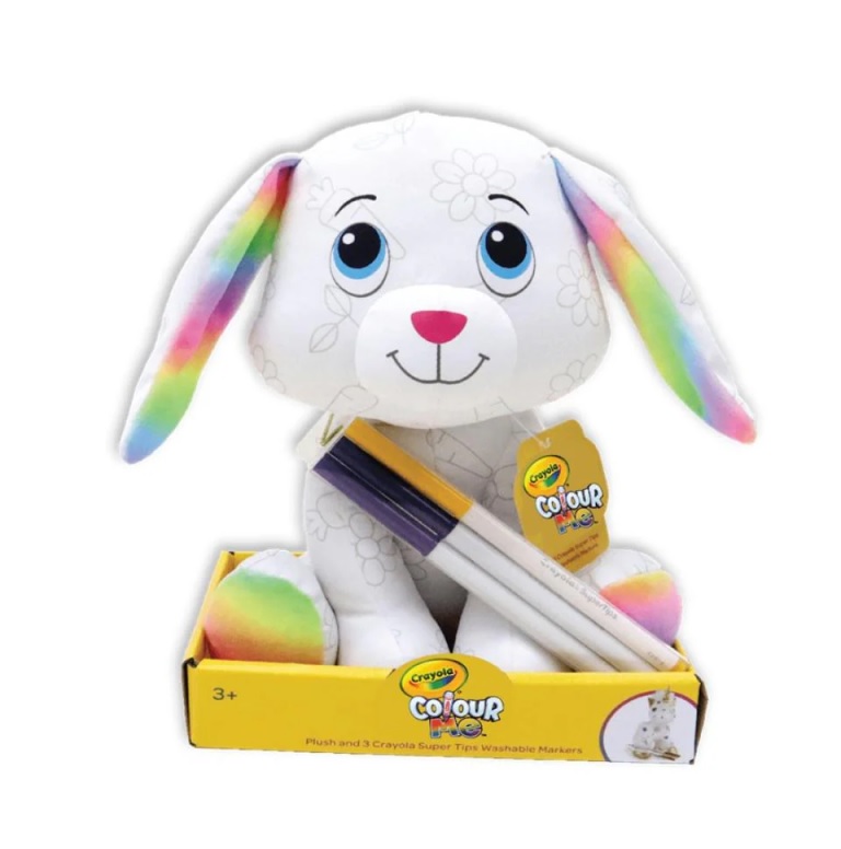 Crayola Colour Me Plush Bunny